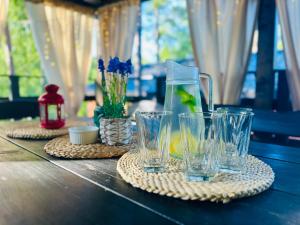 Leśniczówka na Kaszubach - Apartament do 12 osób, balia na wyłączność