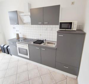 Saubere Unterkunft mit Balkon