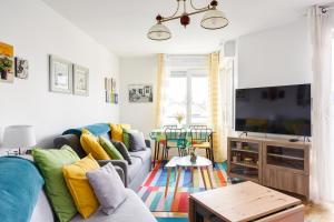 Appartements La Defense wonderful 2 bedrooms apartment : photos des chambres