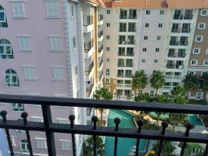 Luxury apartment with a big pool