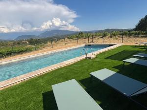 Maisons de vacances maisonnette proche de Vaison la Romaine piscine : photos des chambres