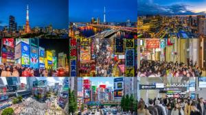 shinjuku 2 stops,3-4 people,train walk for 5mins