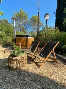Maisons d'hotes Cabanon Tihou bain nordique privatif piscine havre de paix : photos des chambres