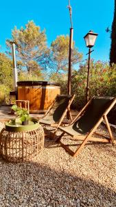 Maisons d'hotes Cabanon Tihou bain nordique privatif piscine havre de paix : photos des chambres