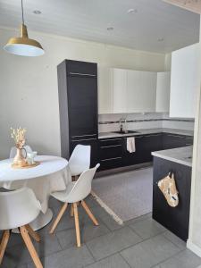 Idyllic wooden house two-room apartment