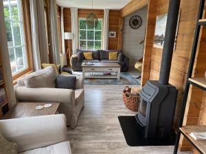 Vrijstaande luxe Finse blokhut 2-6 pers