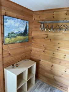 Vrijstaande luxe Finse blokhut 2-6 pers