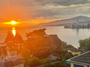 Montreux City Center with Lake View and direct lake access