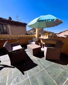 provencal house with sunny terrace