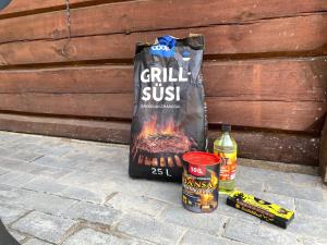 Privaatne maja metsas, kraanist voolab allikavesi