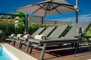 Villa Daleo with heated pool and jacuzzi near Porec