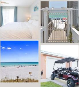 1 min walk 2 private beach 2bdr House & Golf Cart