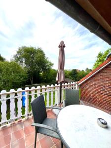 Bensersiel Ferienwohnung Matrose mit Balkon und Garten