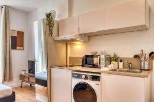 Appartements Le Docks Lodge - Studio - proche quai de Saone : photos des chambres