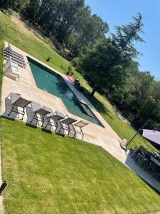 Pays Aix-en-Provence, maison avec piscine Fuveau