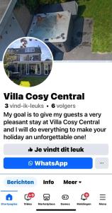 Villa Cosy Central incl Jacuzzi Near trainstation, beach and city