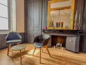 T2 en centre-ville dIlliers-Combray - parking- lit king size - terrasse