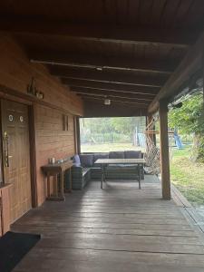 Poleskie zacisze, domek Bocian, kominek, balia,sauna,wifi