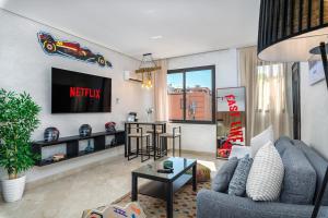 Condo in Gueliz inspired by motorsports