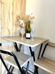 Appartements Cosy studio - Baignoire balneo et Clim : photos des chambres