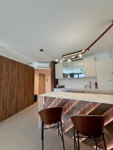 Eurovea Tower, 27th floor apartment, free parking