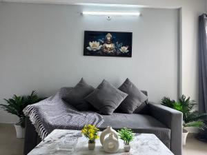 Modern flat in peaceful society