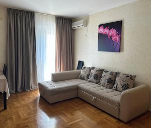 Просторная квартира в Петровце с видом на море