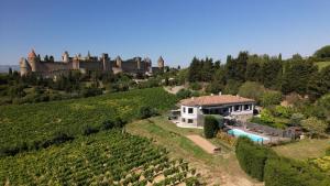 Maisons de vacances L'ecrin de la Cite, Coeur de Vignes - Vivez une experience inoubliable ! : photos des chambres