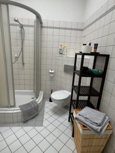 bright rooftop loft with river view