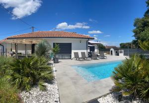 Villas Magnifique villa avec piscine a 20 min de hossegor : photos des chambres