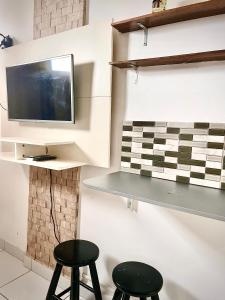 Kitinete com vista ao mar