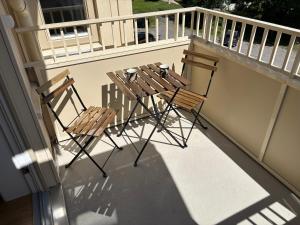 Taklägenhet med balkong