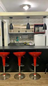 Flat com piscina na cobertura