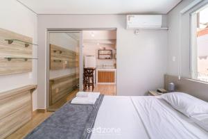 Estúdio Modernos em Condomínio com Piscina em Floripa - ASK