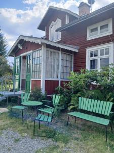 Traditional Swedish loghouse