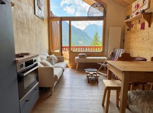 Appartements L’Eterlou Au pied des pistes, vue montagne : photos des chambres