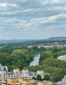 City-Apartment mit Panoramablick in Heilbronn