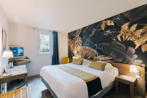 Hotels Logis Hotel la Grassinais Saint-Malo : Chambre Lit King-Size