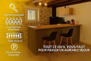 Maisons de vacances Charmante maison a Fontpedrouse avec vue montagne : photos des chambres