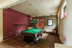 Uelis-Stoeckli Gästezimmer mit Billard und Lamatrekking