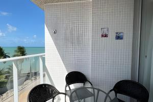 Flat pé na areia cvista 406B Branco Haus -MyFlats