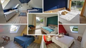 Villas Le Garros - Maison familiale calme 300m des plages : photos des chambres