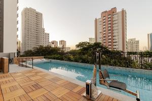 Studio 306 Perdizes com Piscina ao lado do Allianz Parque