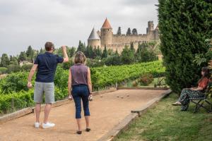 Maisons de vacances L'ecrin de la Cite, Coeur de Vignes - Vivez une experience inoubliable ! : photos des chambres