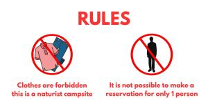 Eurocamp Mobile Homes at FKK Nudist Campsite Solaris