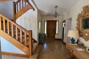 Large house with green garden