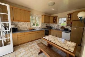 Large house with green garden