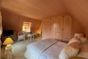 Large house with green garden