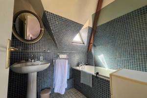 Large house with green garden