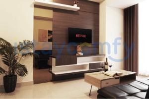 1BR Pollux Habibie B1207 City and Sea View